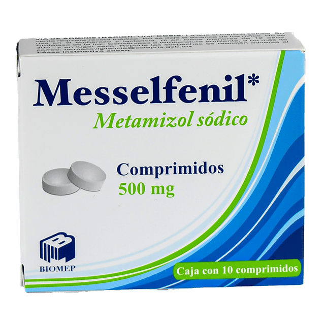 METAMIZOL MESSELFENIL C/10 TAB. 500 MG.