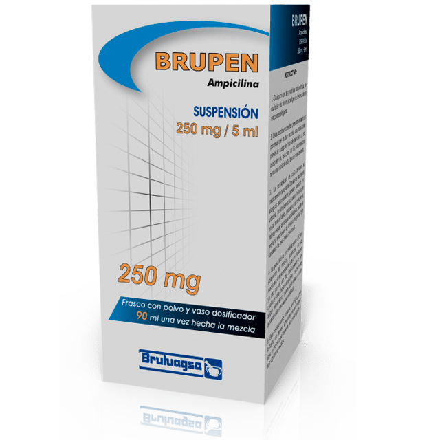 AMPICILINA BRUPEN SUSP. 90 ML. 250 MG.