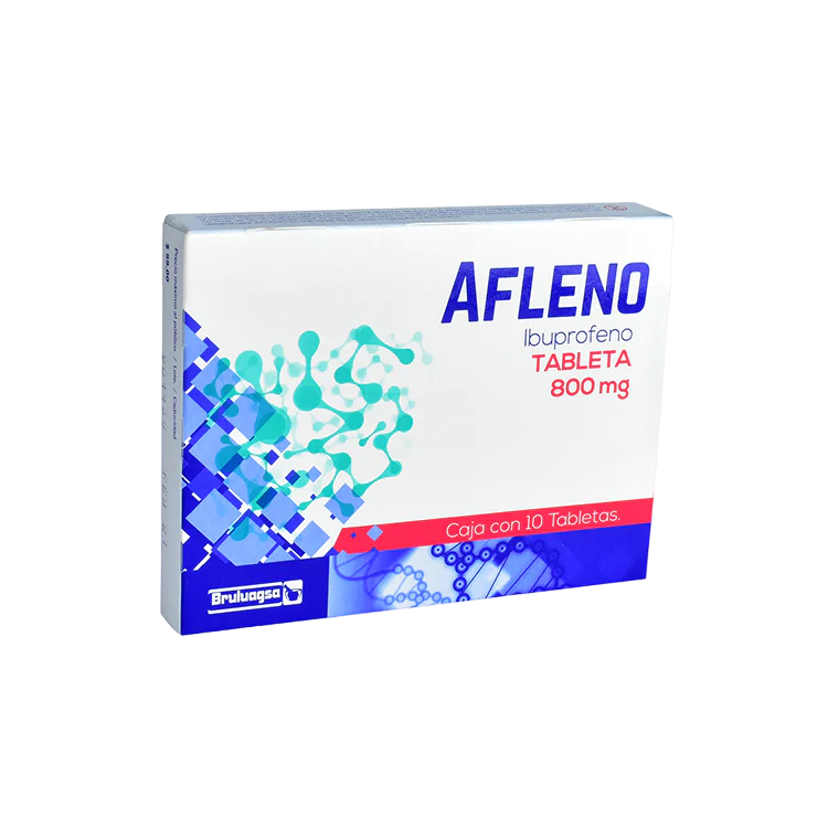 IBUPROFENO AFLENO C/10 TAB. 800 MG.