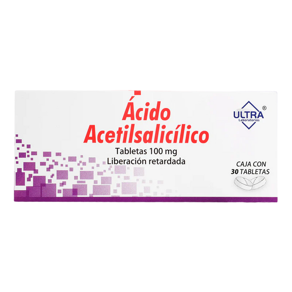 Acido Acetilsalicilico 100mg Adulto 30