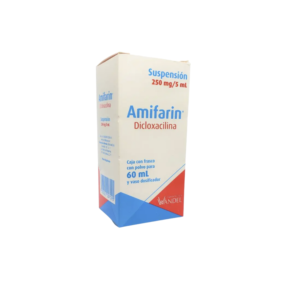 DICLOXACILINA AMIFARIN SUSP. 60 ML. 250 MG.