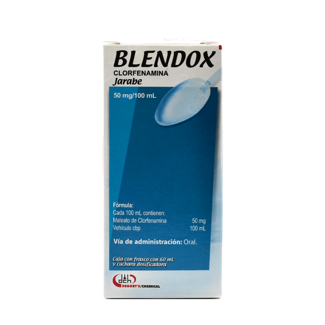 CLORFENAMINA BLENDOX JARABE 60 ML. 50 MG.