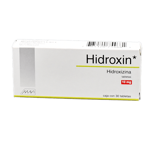 HIDROXIZINA HIDROXIN C/30 TAB. 10 MG.