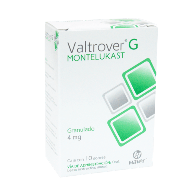 MONTELUKAST VALTROVER G C/10 SOBS. GRANULADO 4 MG.