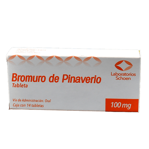 BROMURO DE PINAVERIO (SCHOEN) C/14 TAB. 100 MG.