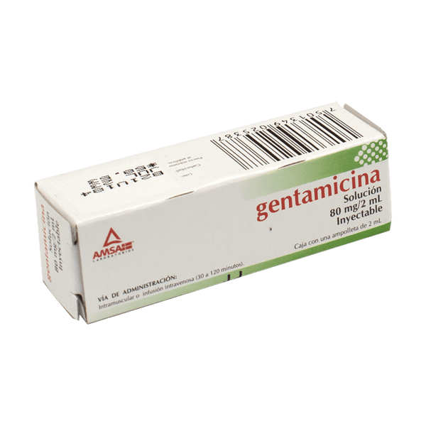 Gentamicina 80 Mg C1 Amp Sol Iny Farmás