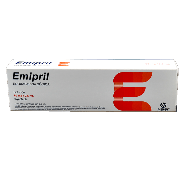 EMIPRIL SOLUCION 60MG/0.06ML INY  CAJA C/2 JERINGAS