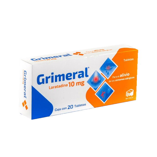 LORATADINA GRIMERAL 10 MG C/20TAB