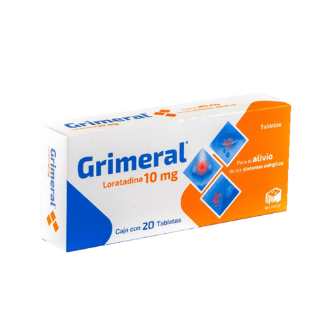 LORATADINA GRIMERAL 10 MG C/20TAB