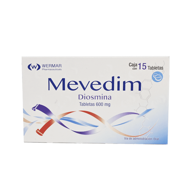 DIOSMINA MEVIDEM 600 MG C/15 TABS