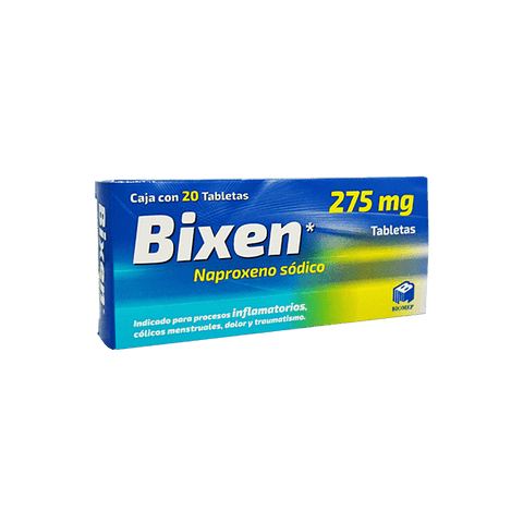 NAPROXENO BIXEN C/20 TAB. 275 MG.