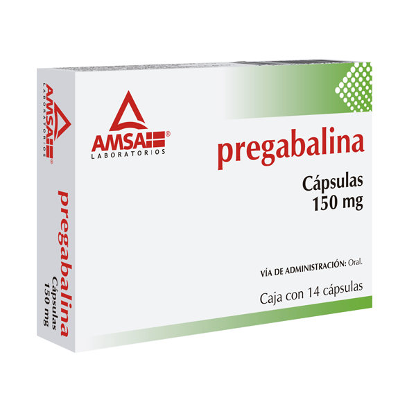 PREGABALINA (AMSA) C/14 CAP. 150 MG.