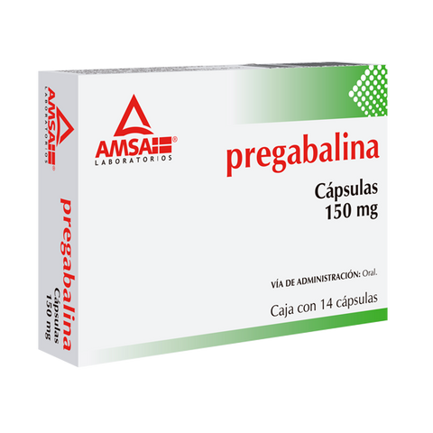 PREGABALINA (AMSA) C/14 CAP. 150 MG.