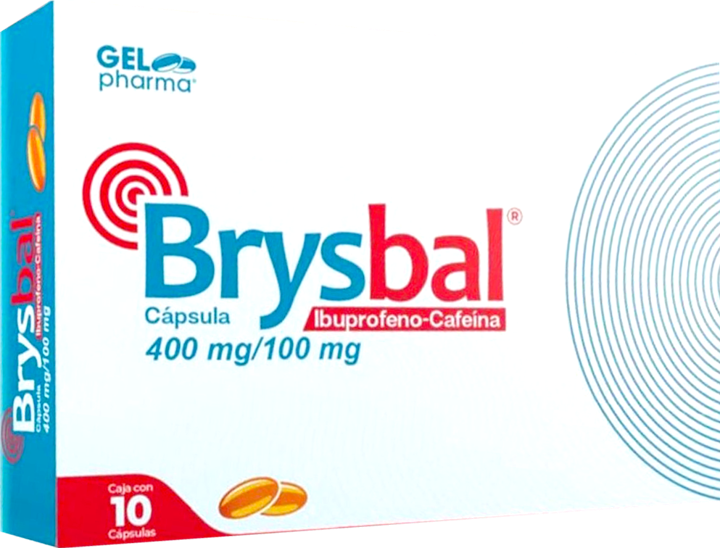 BRYSBAL C/10 CAP 400/100 MG