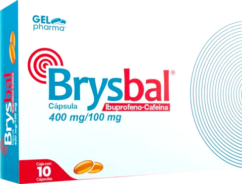 BRYSBAL C/10 CAP 400/100 MG