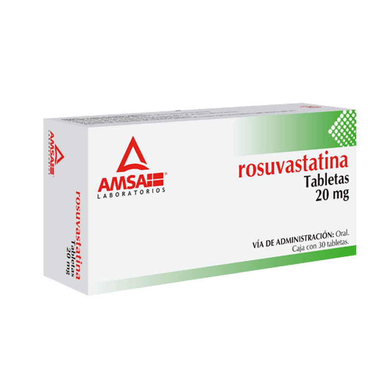 ROSUVASTATINA (AMSA) C/30 TAB. 20 MG.