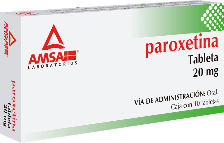 PAROXETINA (AMSA) C/10 TAB. 20 MG.