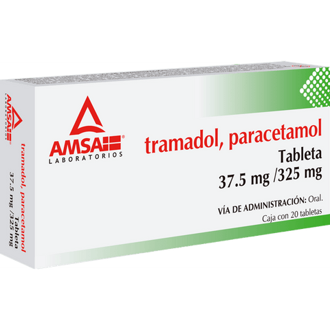 TRAMADOL / PARACETAMOL (AMSA) C/20 TAB 37.5/325 MG