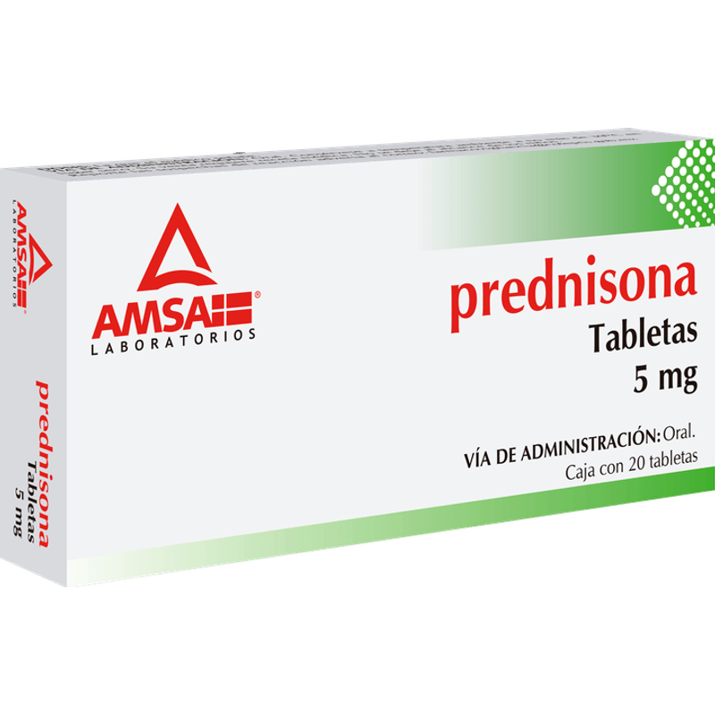 PREDNISONA (AMSA) C/20 TAB 5 MG