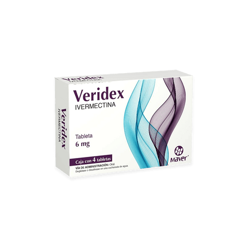 IVERMECTINA VERIDEX 6MG C/4 TAB