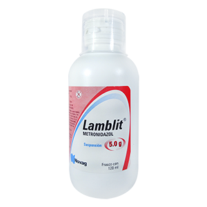 METRONIDAZOL LAMBLIT SUSP. 120 ML. 5.0 G.