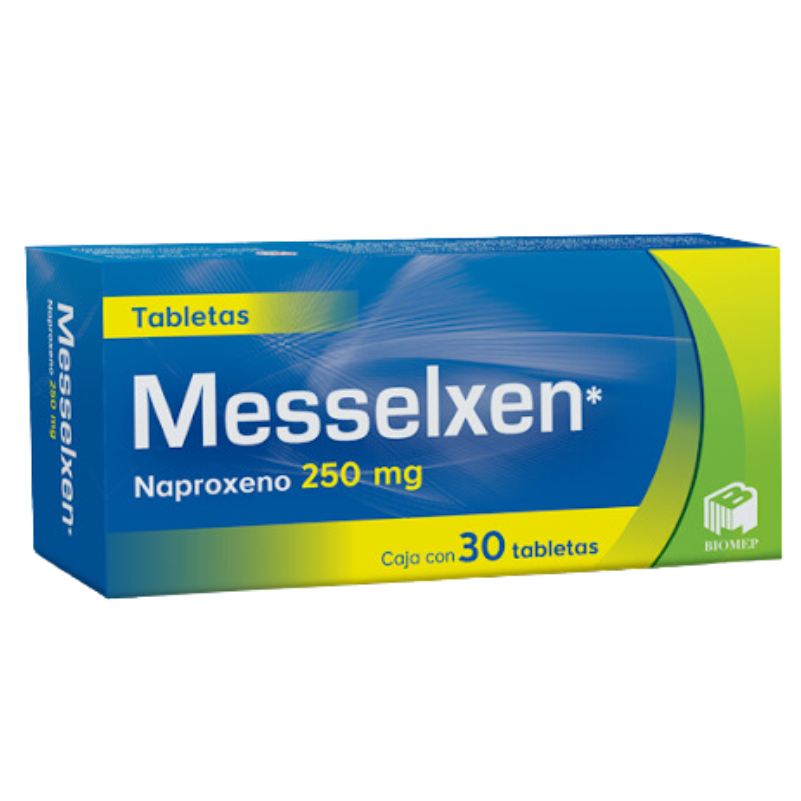 NAPROXENO MESSELXEN TAB 250 MG C/30