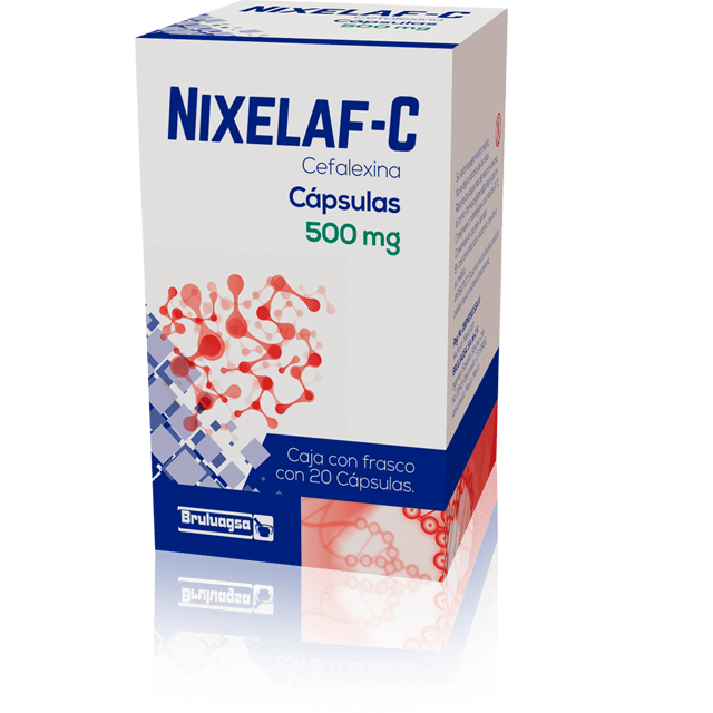 CEFALEXINA NIXELAF C C/20 CAP. 500 MG.