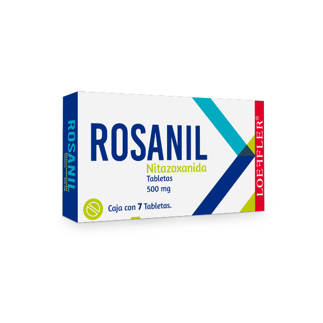 NITAZOXANIDA ROSANIL C/7 TAB. 500 MG.