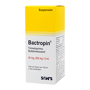 TRIMETROPRIMA/SULFAMETAXOL BACTROPIN SUSP. 120 ML. 40/200 MG.