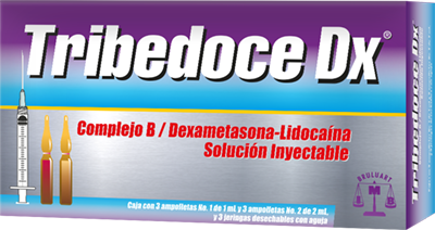 TIAMINA/PIRIDOXINA/CIACOBA/DEXAMETASONA/LIDOCAINA 100/100/5/4/30 MG C/3 AMP 3 JGAS