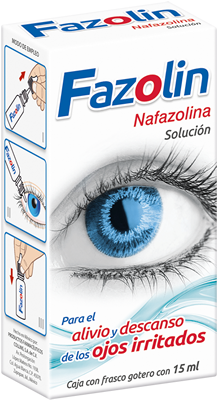 NAFAZOLINA FAZOLIN SOL. OFTALMICA GOTAS 15 ML. 1.0 MG.