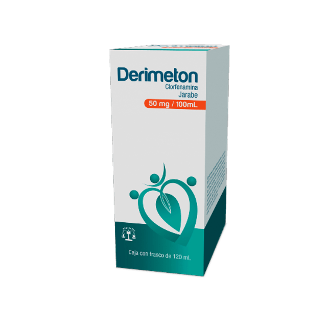 CLORFENAMINA  DERIMETON JARABE 120 ML. 50 MG.