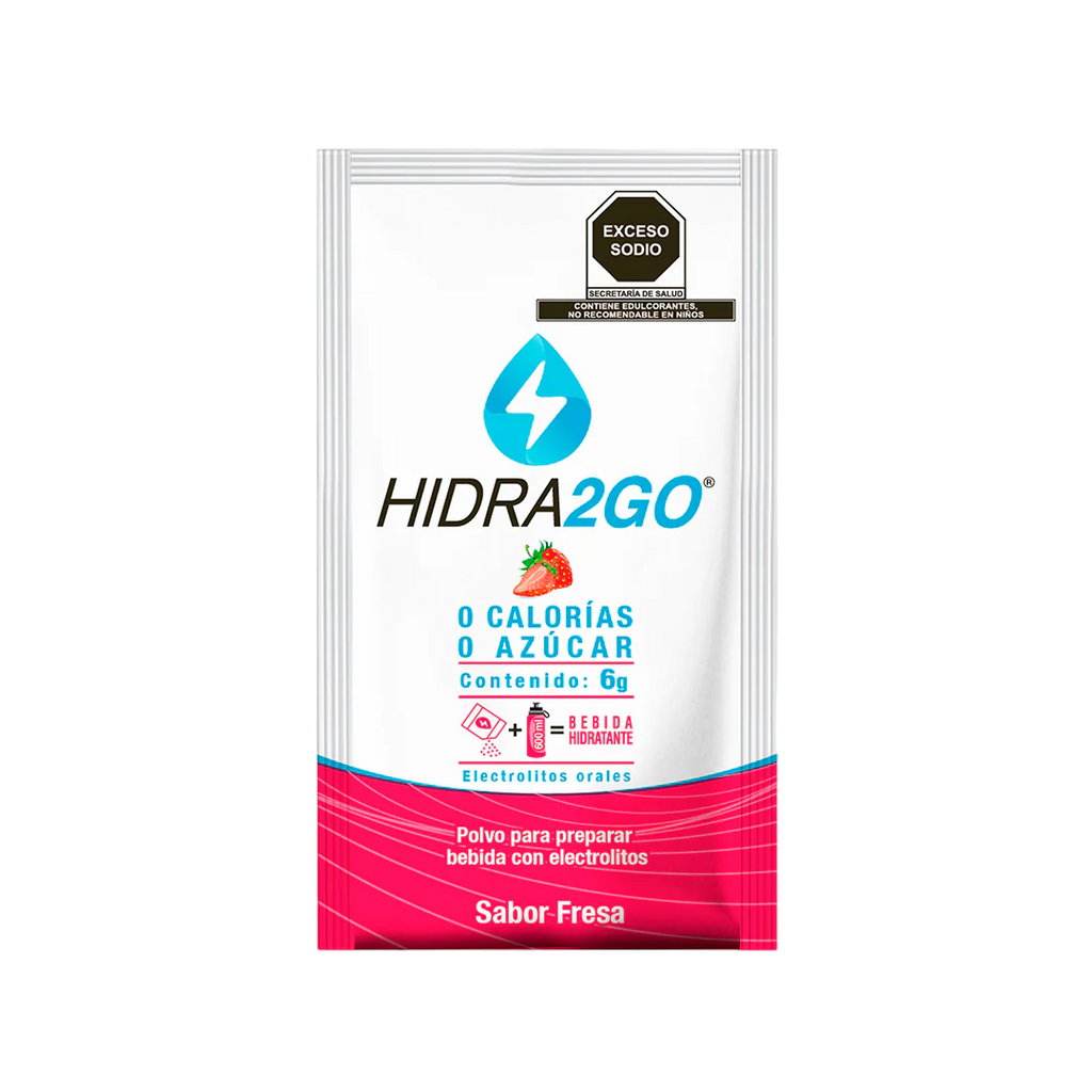 HIDRA2GO SABOR FRESA POLVO  C/10