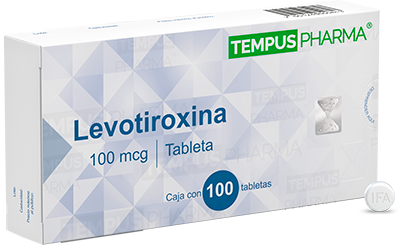 LEVOTIROXINA 100MCG/ TABLETA CAJA C/100