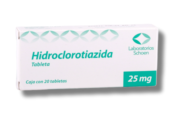 HIDROCLOROTIAZIDA (SCHOEN) C/20 TAB. 25 MG. – FarMás