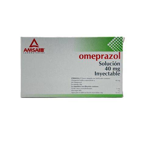 OMEPRAZOL 40MG C/1 FRASCO AMP 1