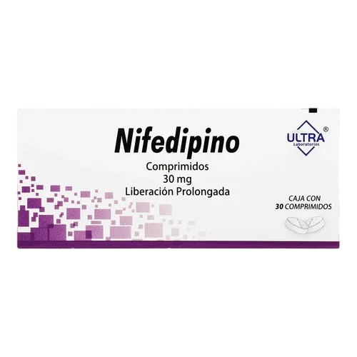 NIFEDIPINO (ULTRA) C/30 COMPS. L.P. 30 MG.