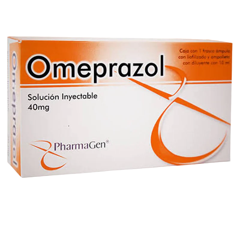 OMEPRAZOL (PHARMAGEN) SOL. INY. C/1 FRASCO. AMP. 40 MG.