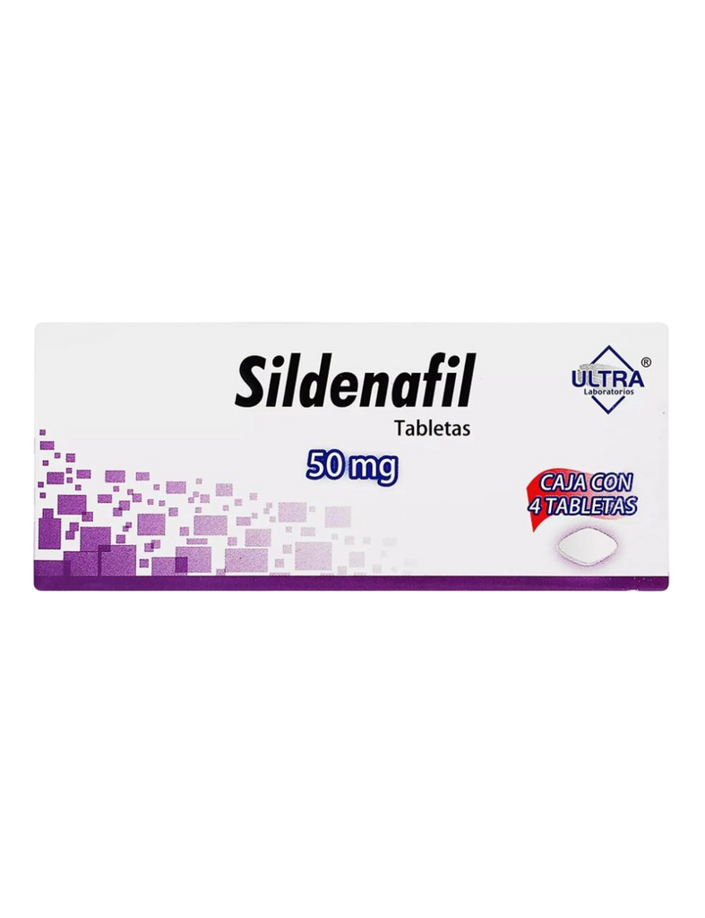 SILDENAFIL 50MG C/4 TABS