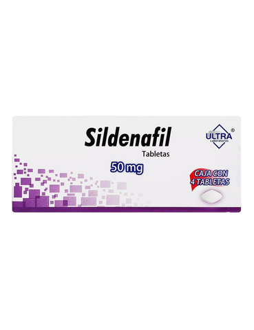 SILDENAFIL 50MG C/4 TABS