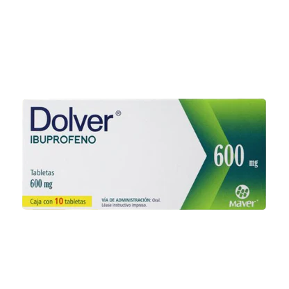 IBUPROFENO DOLVE 600MG C/10 TAB,