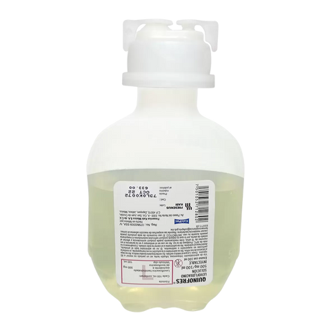 LEVOFLOXACINO QUINOFRES SOL. INY. C/1 FRASCO. 100 ML. 500 MG.