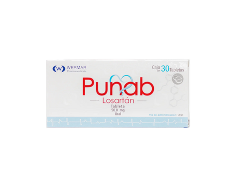 LOSARTAN PUNAB 50 MG C/30 TAB