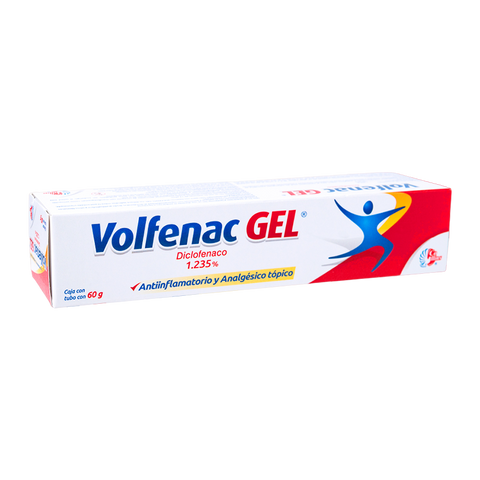 DICLOFENACO VOLFENAC GEL 1.235% TUBO C/60 G.