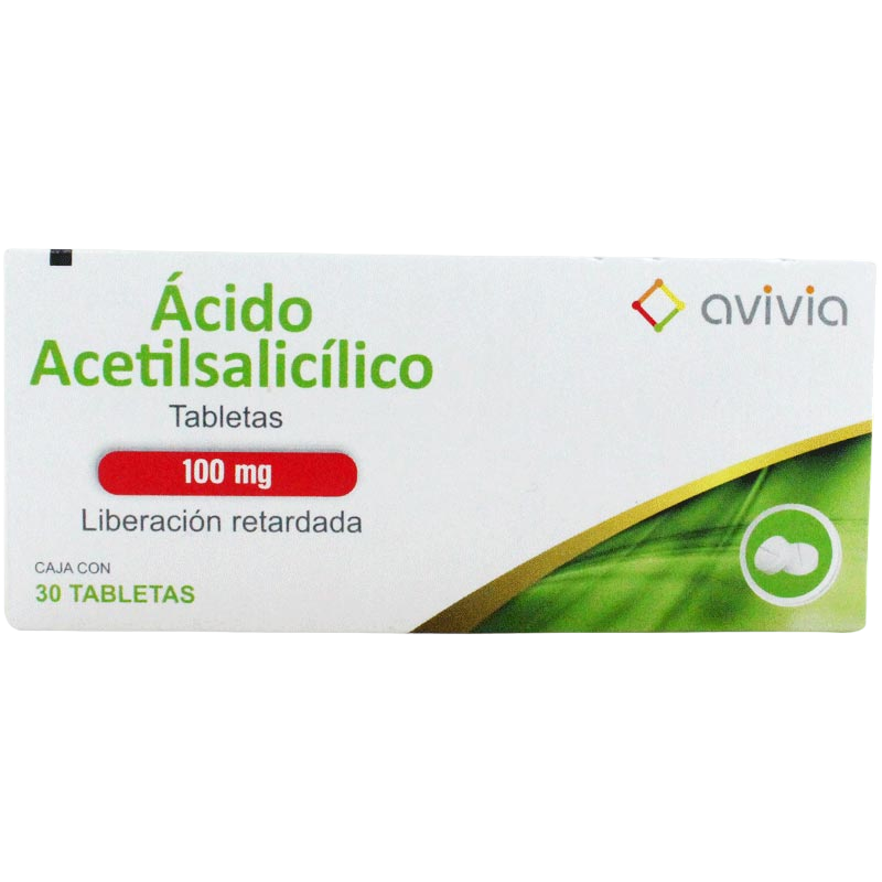 ACIDO ACETILSALICILICO  100MG C/30 TAB LR