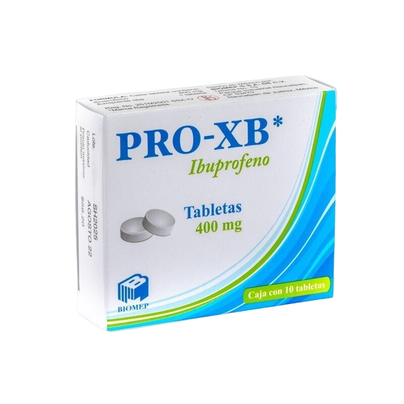 IBUPROFENO PRO XB C/10 TAB. 400 MG.