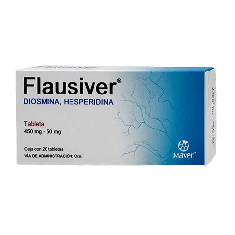 DIOSMINA / HESPIRIDINA FLAUSIVER 450/50 MG C/20 TAB