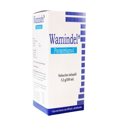 PARACETAMOL WAMINDEL SOLUCION 120 ML. 3.2 G.