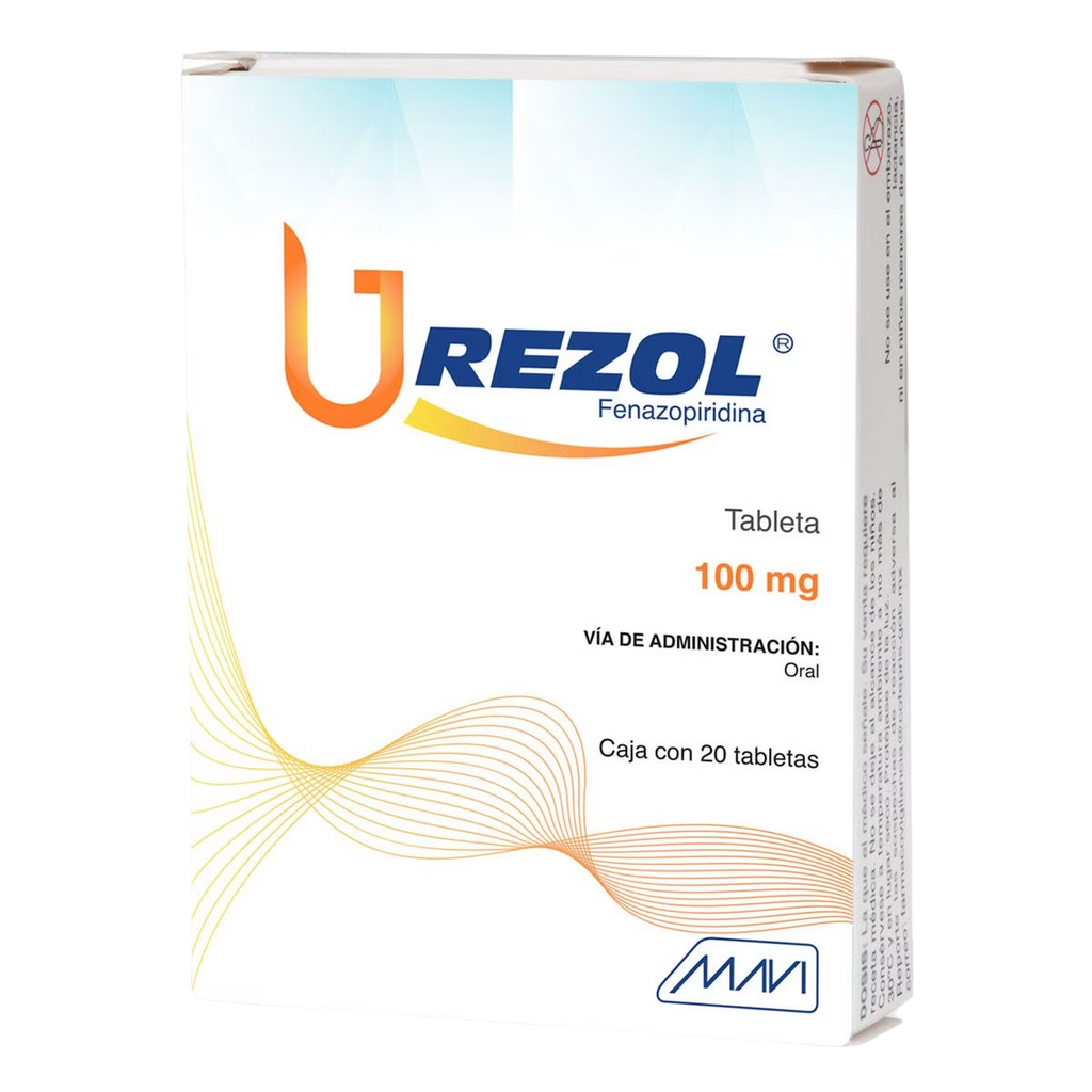 FENAZOPIRIDINA UREZOL C/20 TAB. 100 MG.