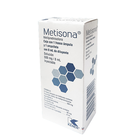 METILPREDNISOLONA SOL INY 500MG